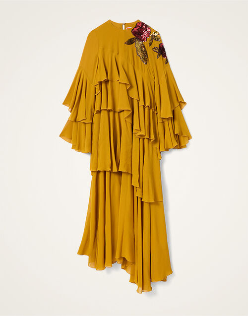 La DoubleJ Naiad Dress Solid Dark Yellow DRE1012SIL025SOLIDYE03