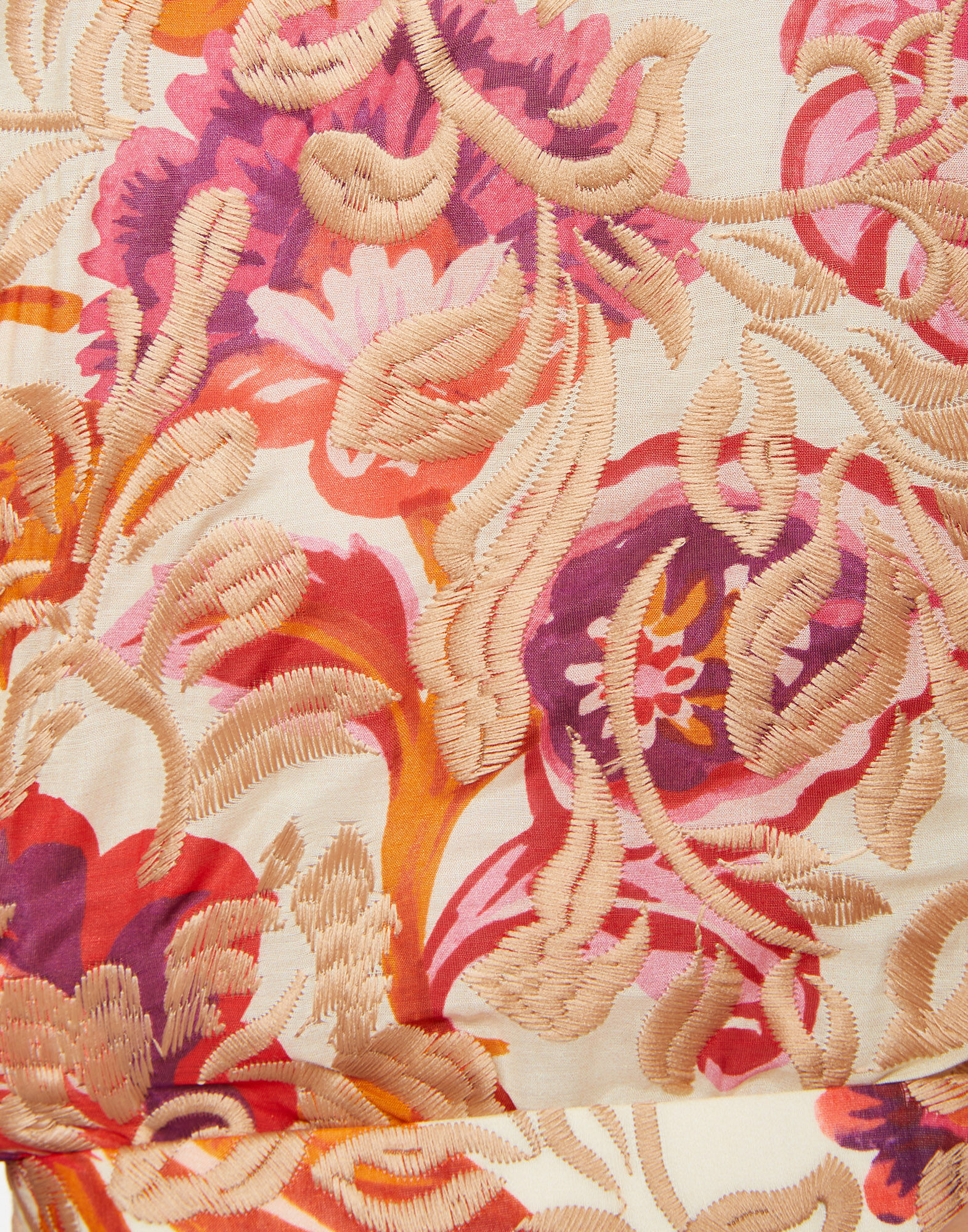 La DoubleJ Bellini Dress Hottie Cream DRE0016EMB029HOT01WH03