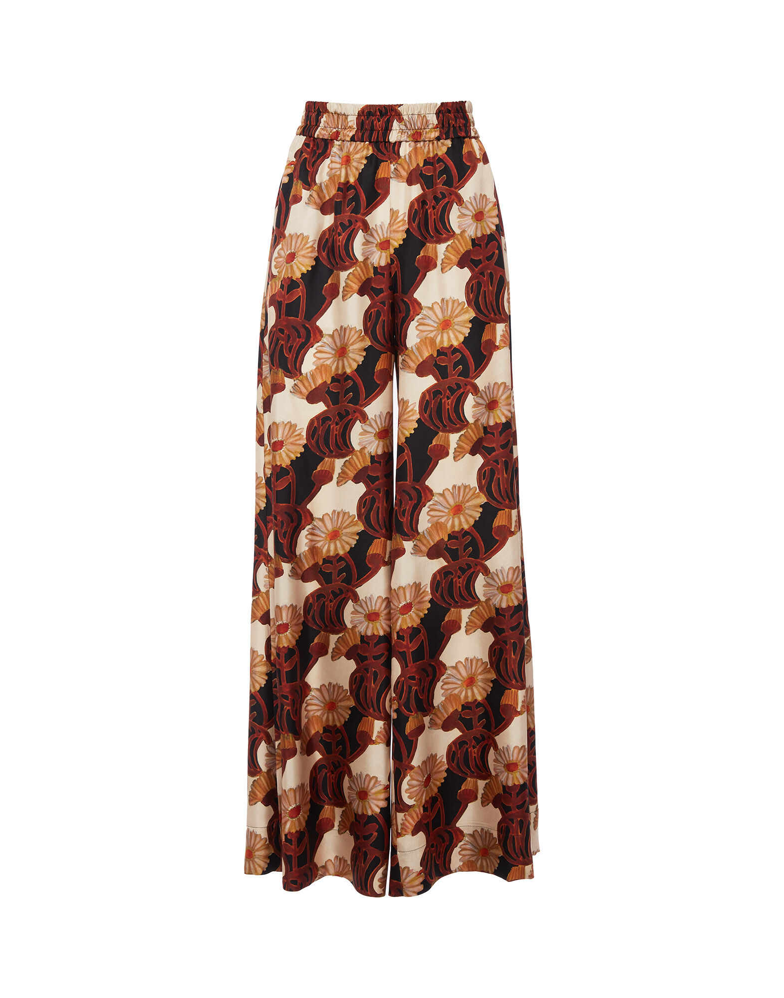 La DoubleJ Palazzo Pants White Gerber TRO0003VEL006GER0003