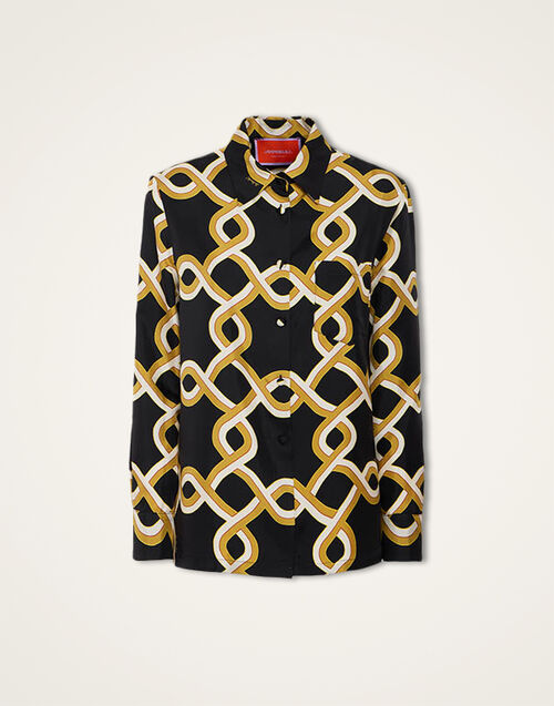 La DoubleJ Boy Shirt Tackle Black SHI0001SIL001TAC01BL01