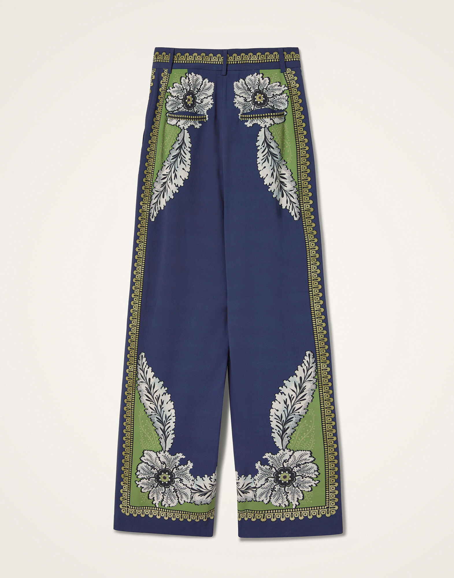 La DoubleJ Brooklyn Pants Bounty Plac&eacute;e Navy TRO0175VIS011BOU01BU06