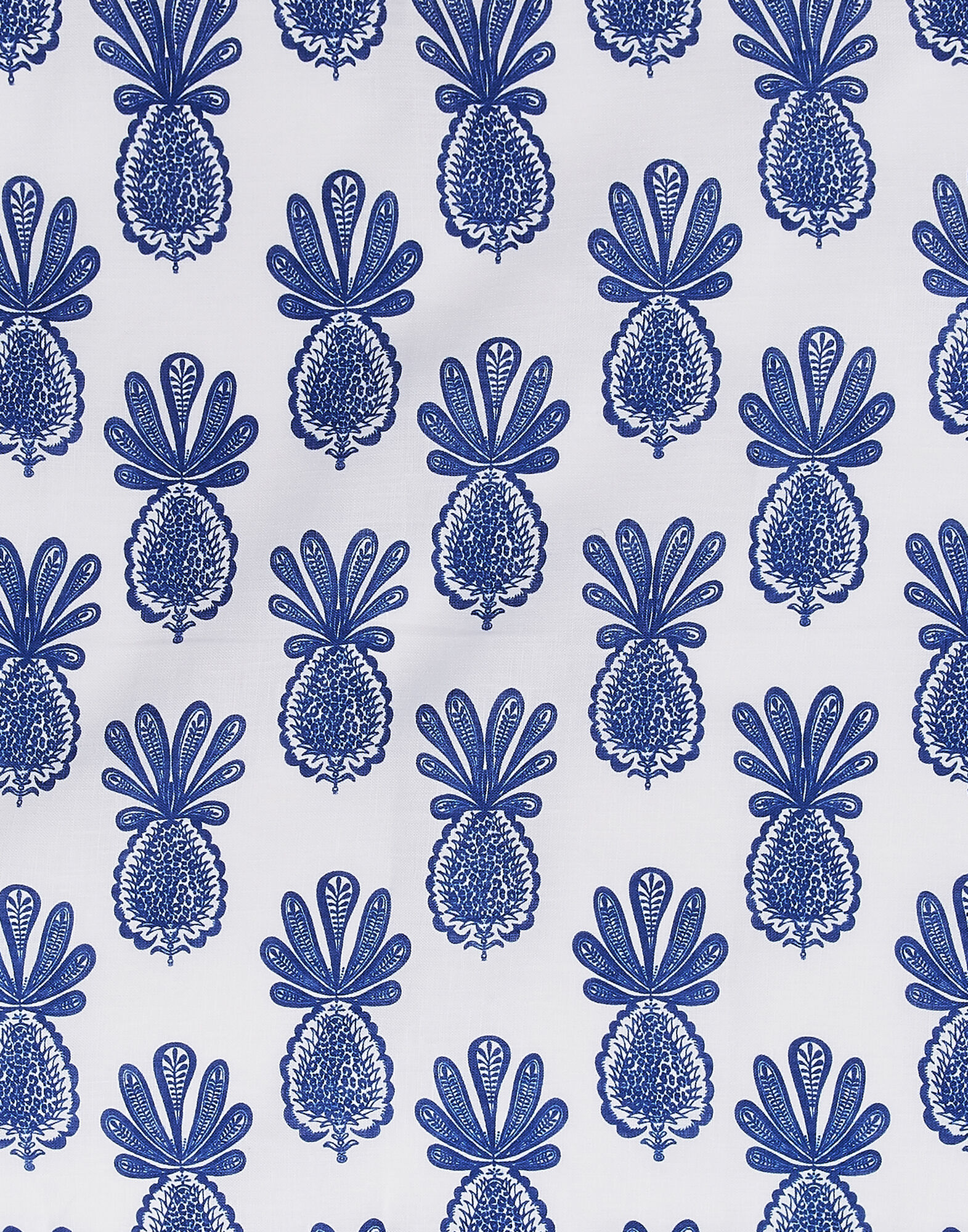 La DoubleJ Placemat Set Of 2 Pineapple Blu TBM0001LIN001PNP0017