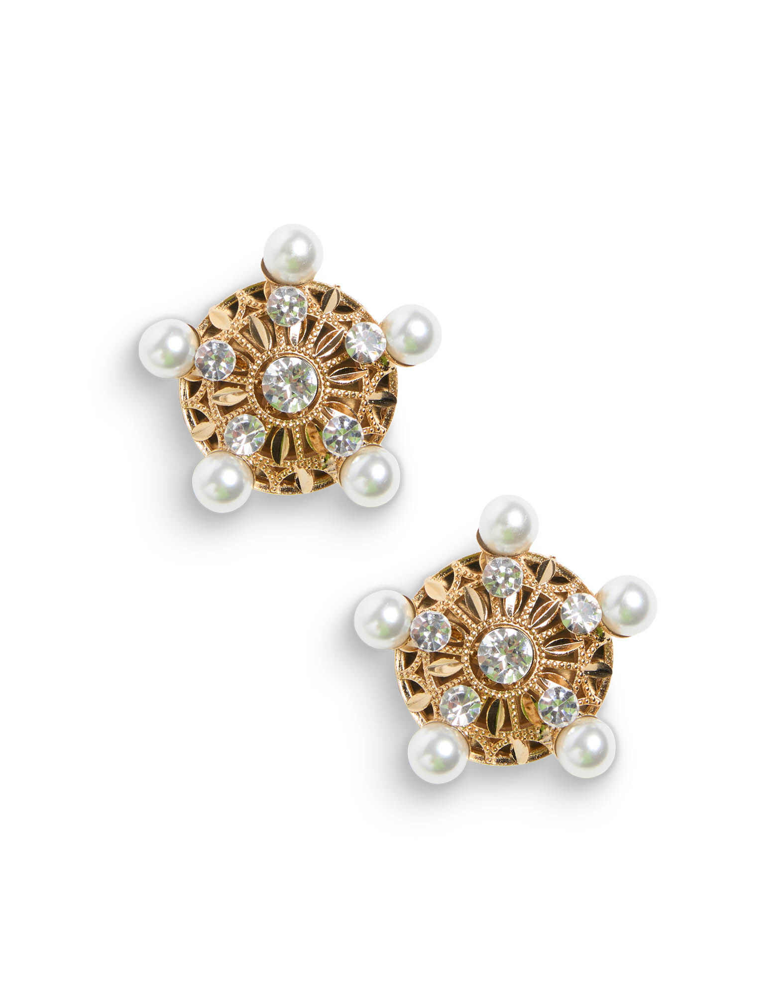 La DoubleJ Corsini Earrings Solid Gold EAR0044POL009SOLIDYE05