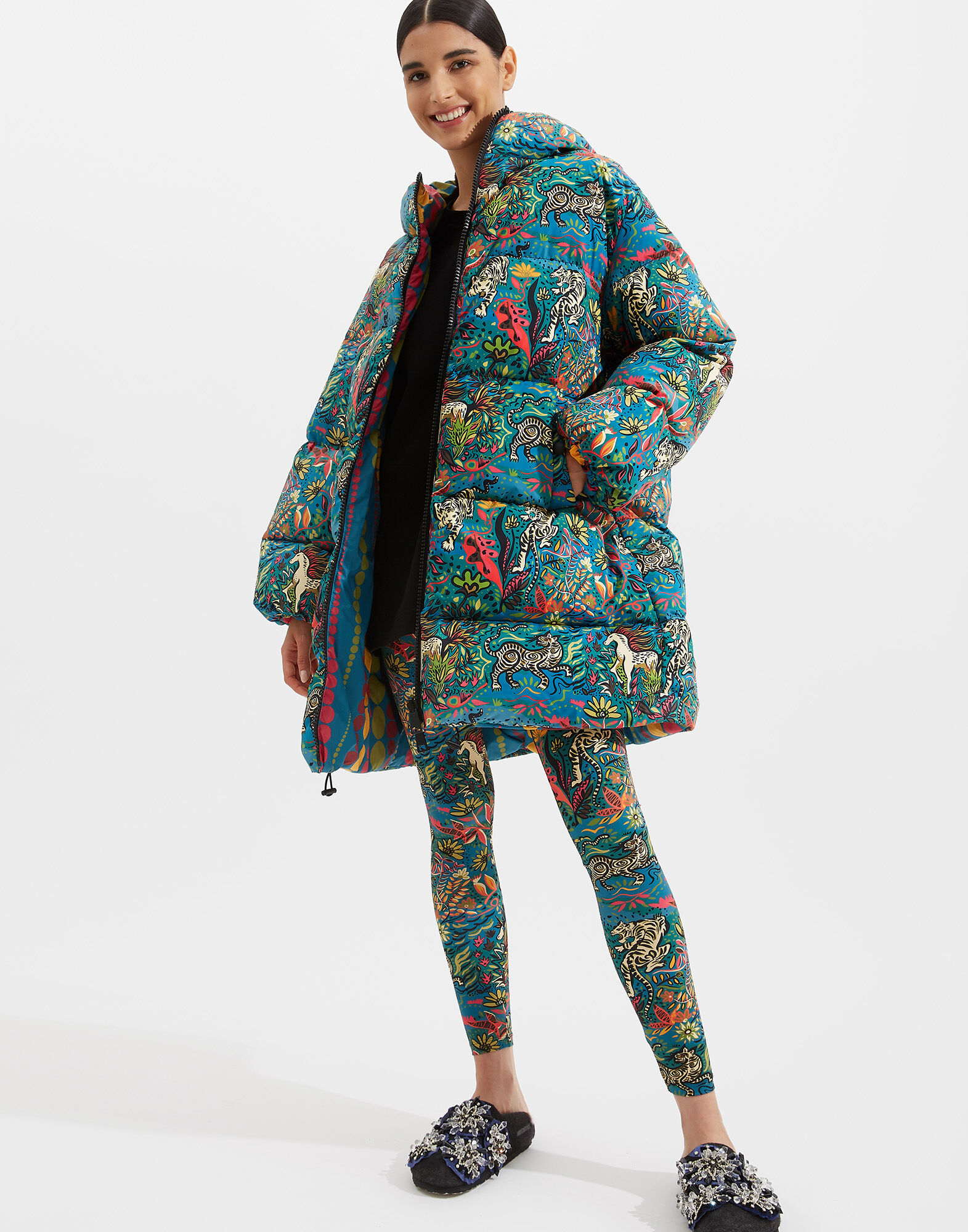 La DoubleJ Leggings Giungla TRO0013JER005GIU0001