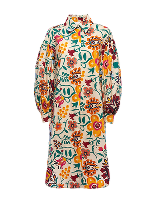 LaDoubleJ Big Shirt Dress Selva Bianco DRE0278COT001SEL0002