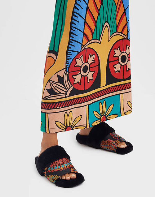 La DoubleJ Winter Slides Sicomore Black SHO0081JCQ053SIC02BL01