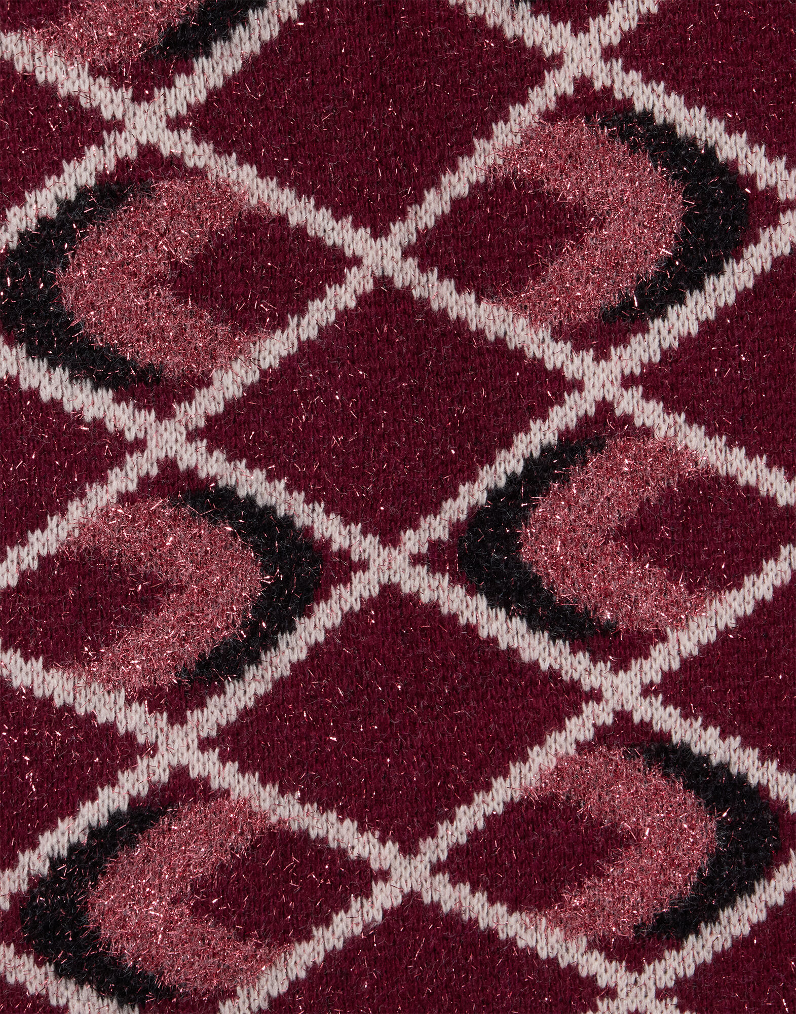 La DoubleJ Half-Light Coat Multicolor Burgundy JAC0184KNI132VA454RE02