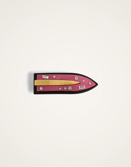 La DoubleJ Jazzy Salon Clip Solid Purple CLI0001POL008SOLIDPU01