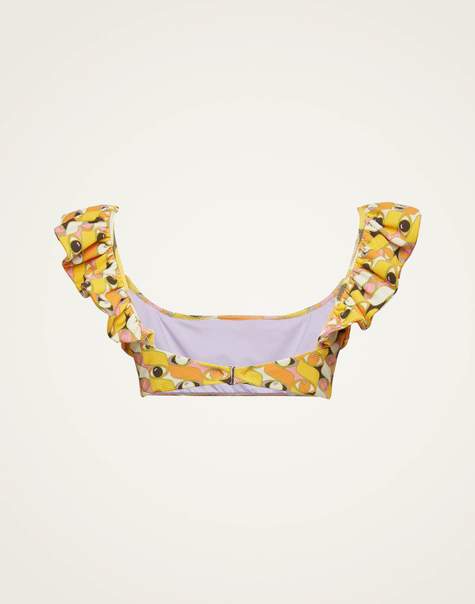 La DoubleJ Ruffle Bikini Top Third Eye SWI0022LYC002THE0001