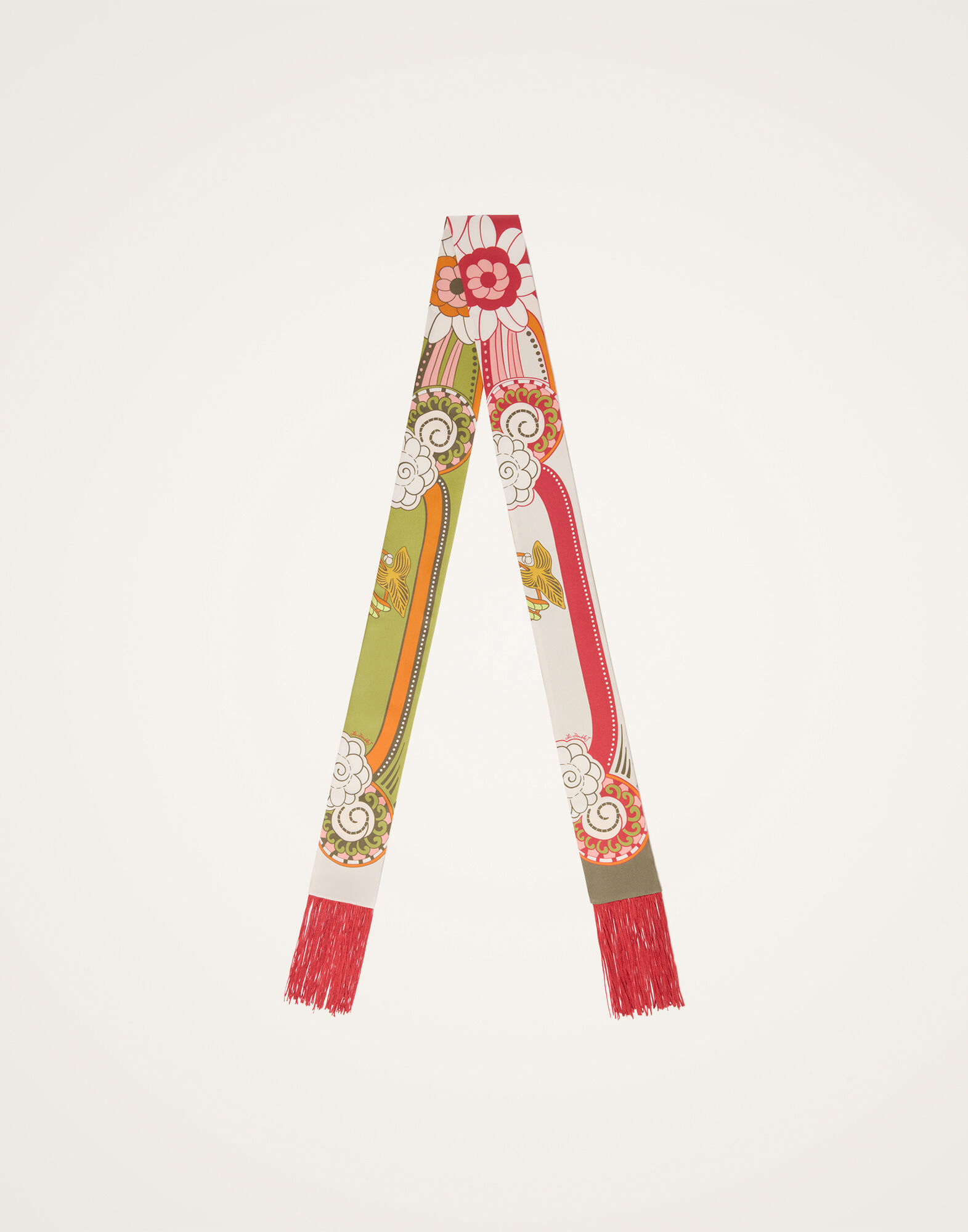 La DoubleJ Skinny Scarf Ambrosia Plac&eacute;e Green SCA0075SIL006AMB03GR02