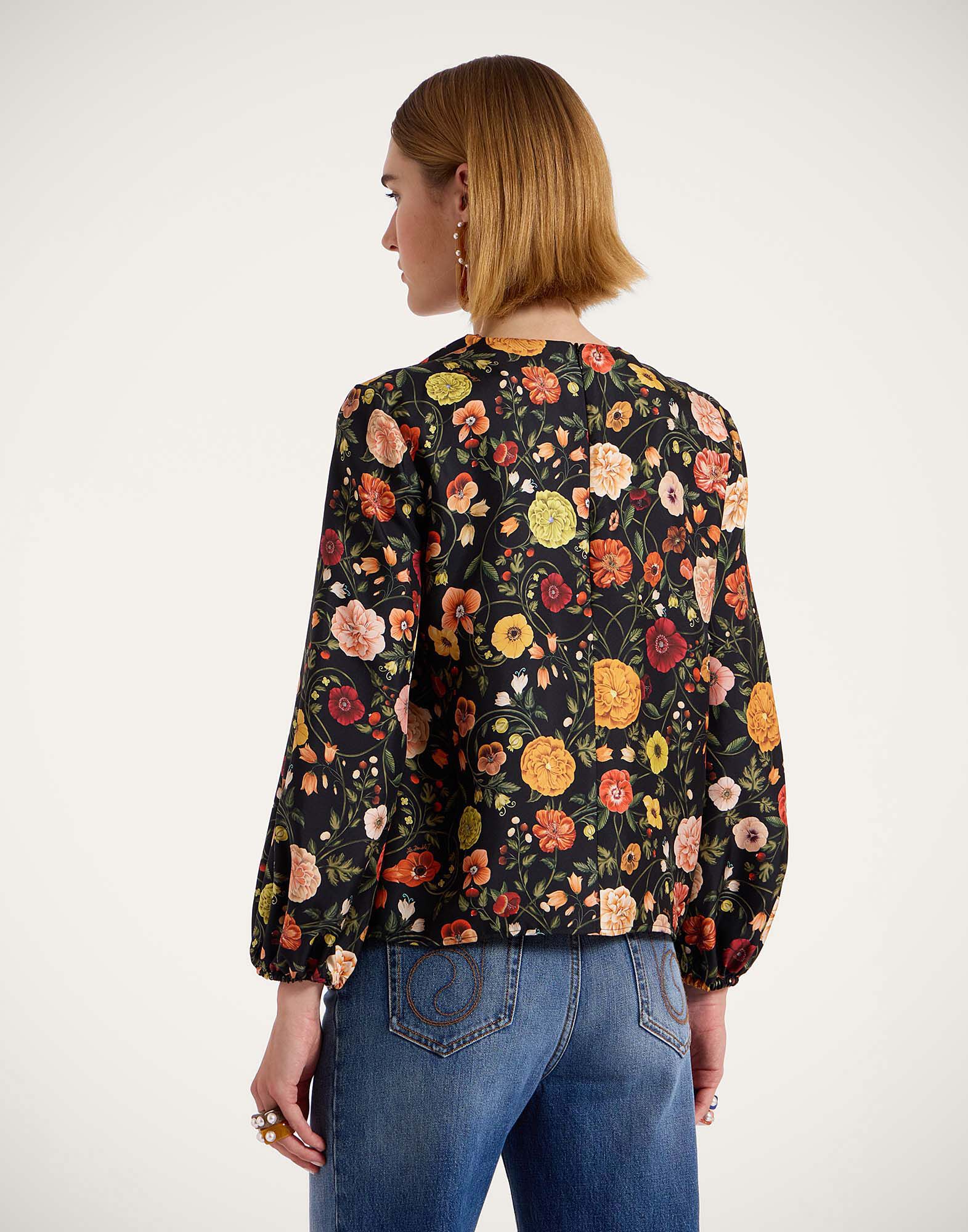 La DoubleJ Charming Top Botticelli Black TOP0021SIL001CEL01BL01