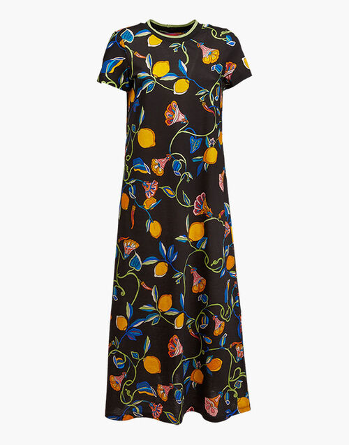 La DoubleJ Sporty Swing Dress Borboni DRE0247JER002BRN01BL01