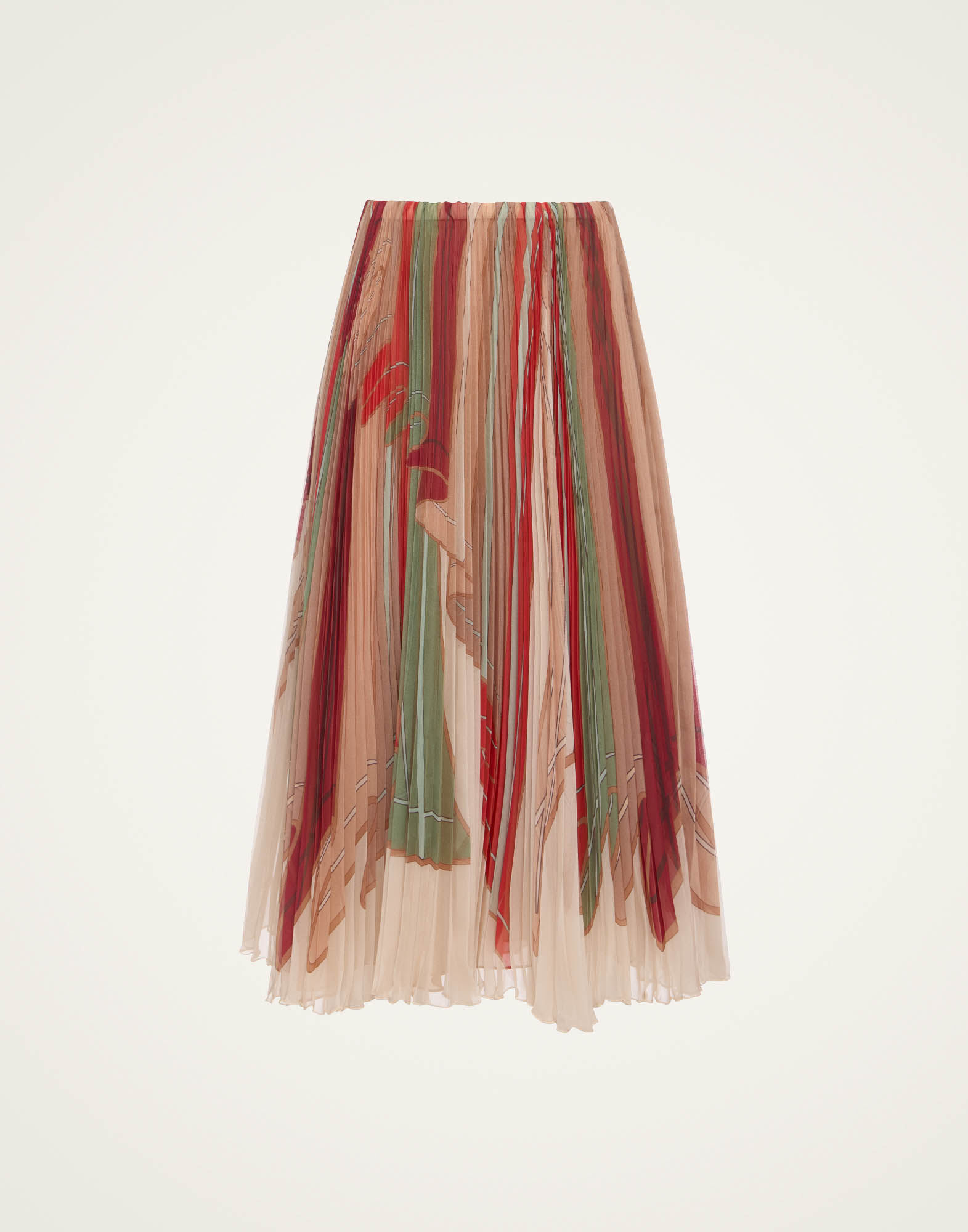 La DoubleJ Supremes Skirt Twist Plac&eacute;e Multicolor SKI0074CHF004TWI01MU01