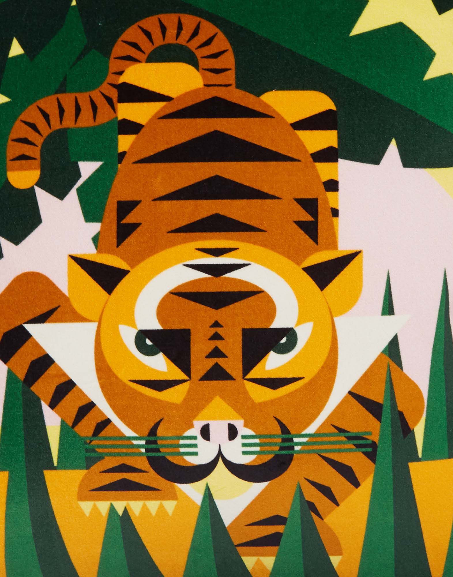 La DoubleJ Spirit Animal Cushion Tiger CUS0002VEL001SPA0002