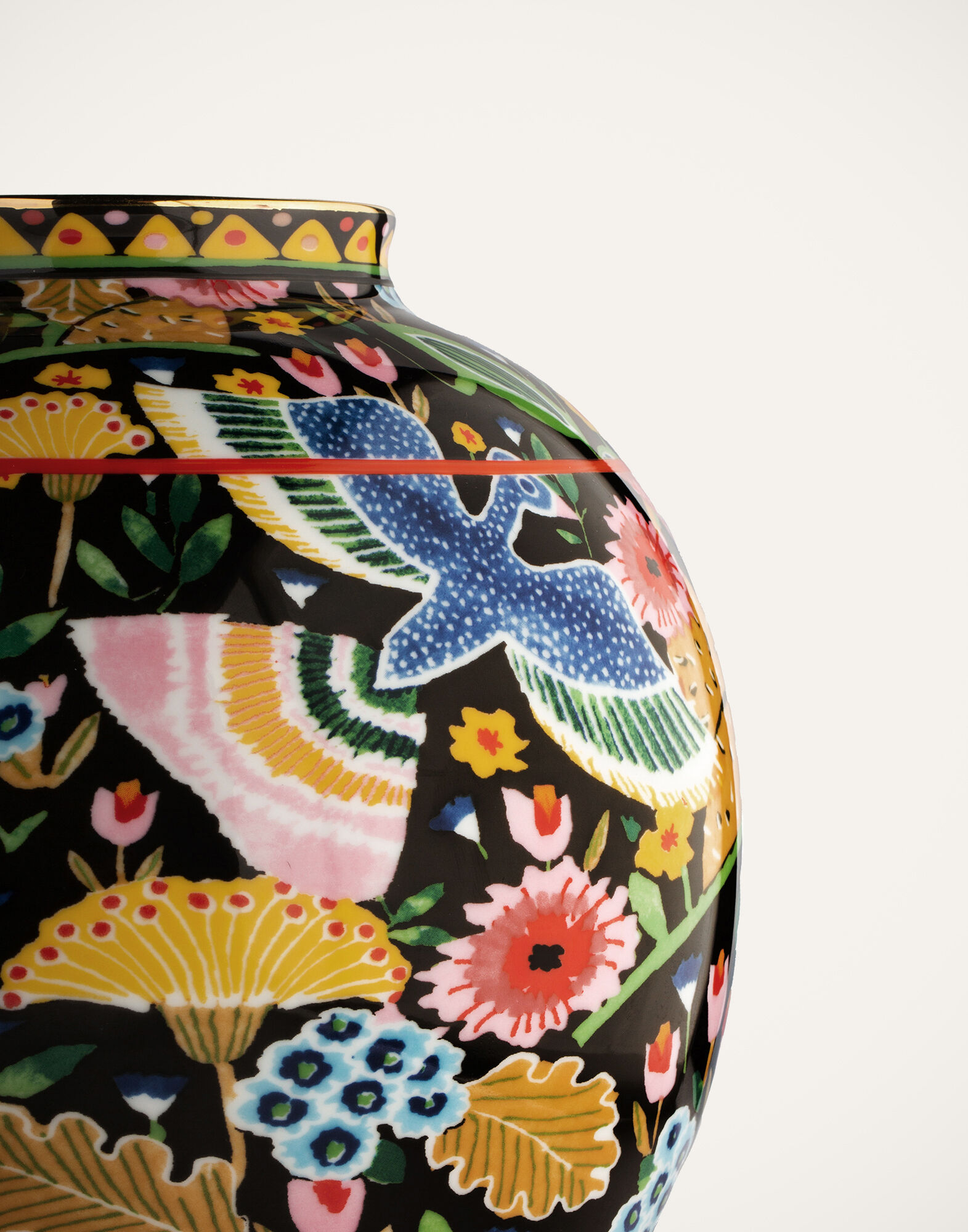 La DoubleJ Bubble Vase Colombo Nero VAS0003CER001COL0006