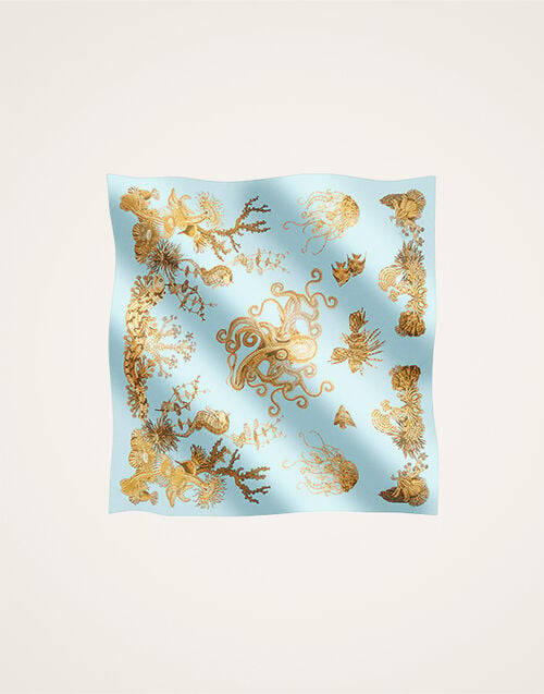 La DoubleJ Pareo Oceania Plac&eacute;e Light Blue SCA0051COT003OCE01BU01