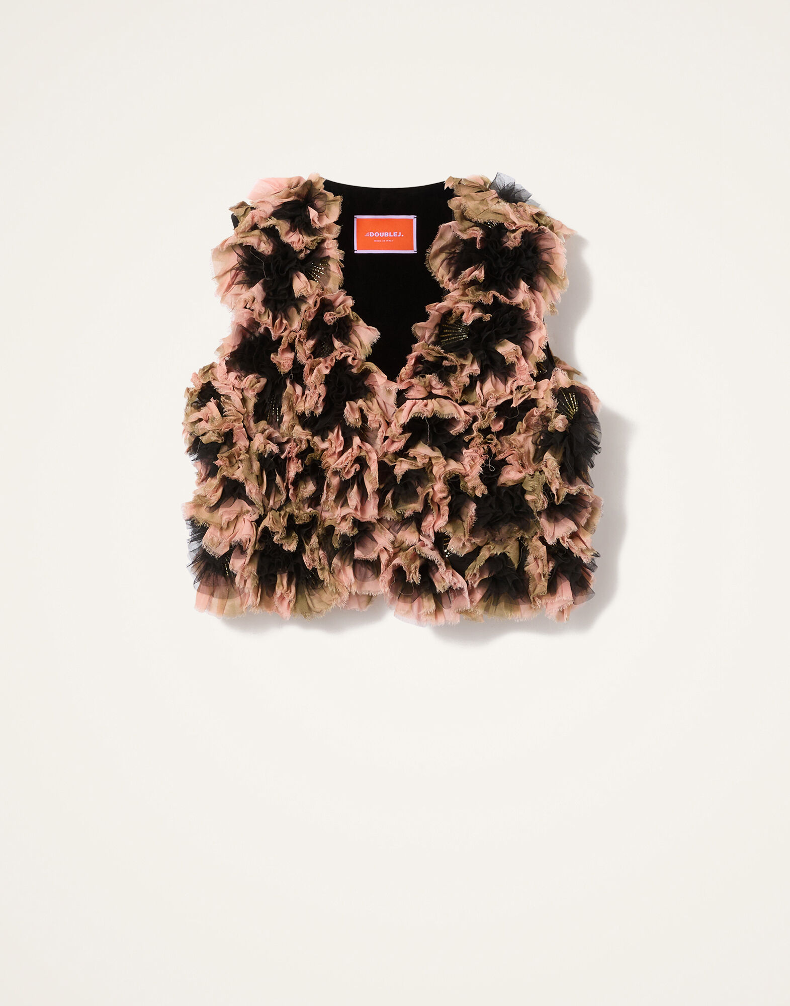 La DoubleJ Lou Vest Multicolor Black JAC0179EMB145FLO04BR01