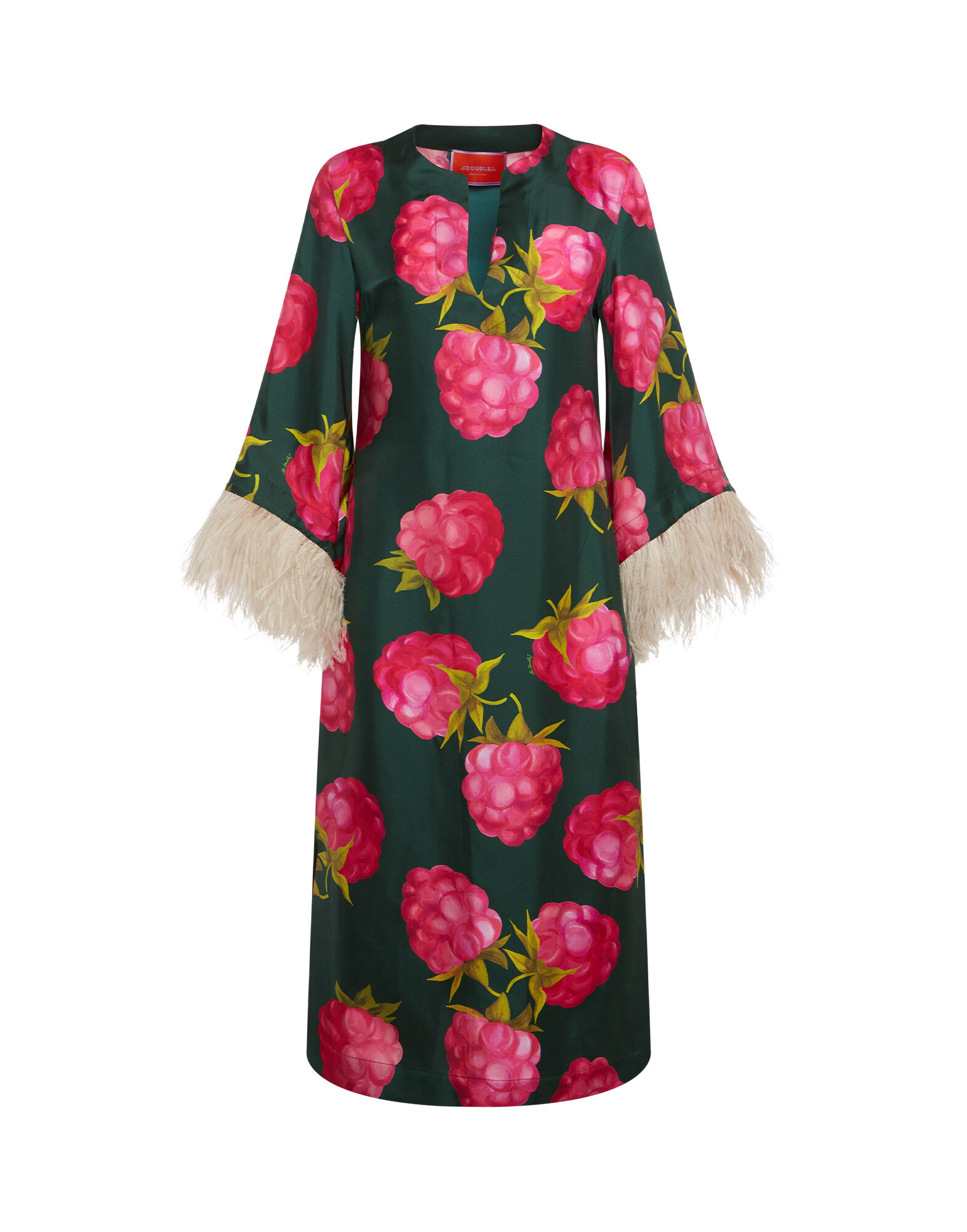 La DoubleJ The Kaftan Lampone Emerald DRE0552SIL001FMB01GR04