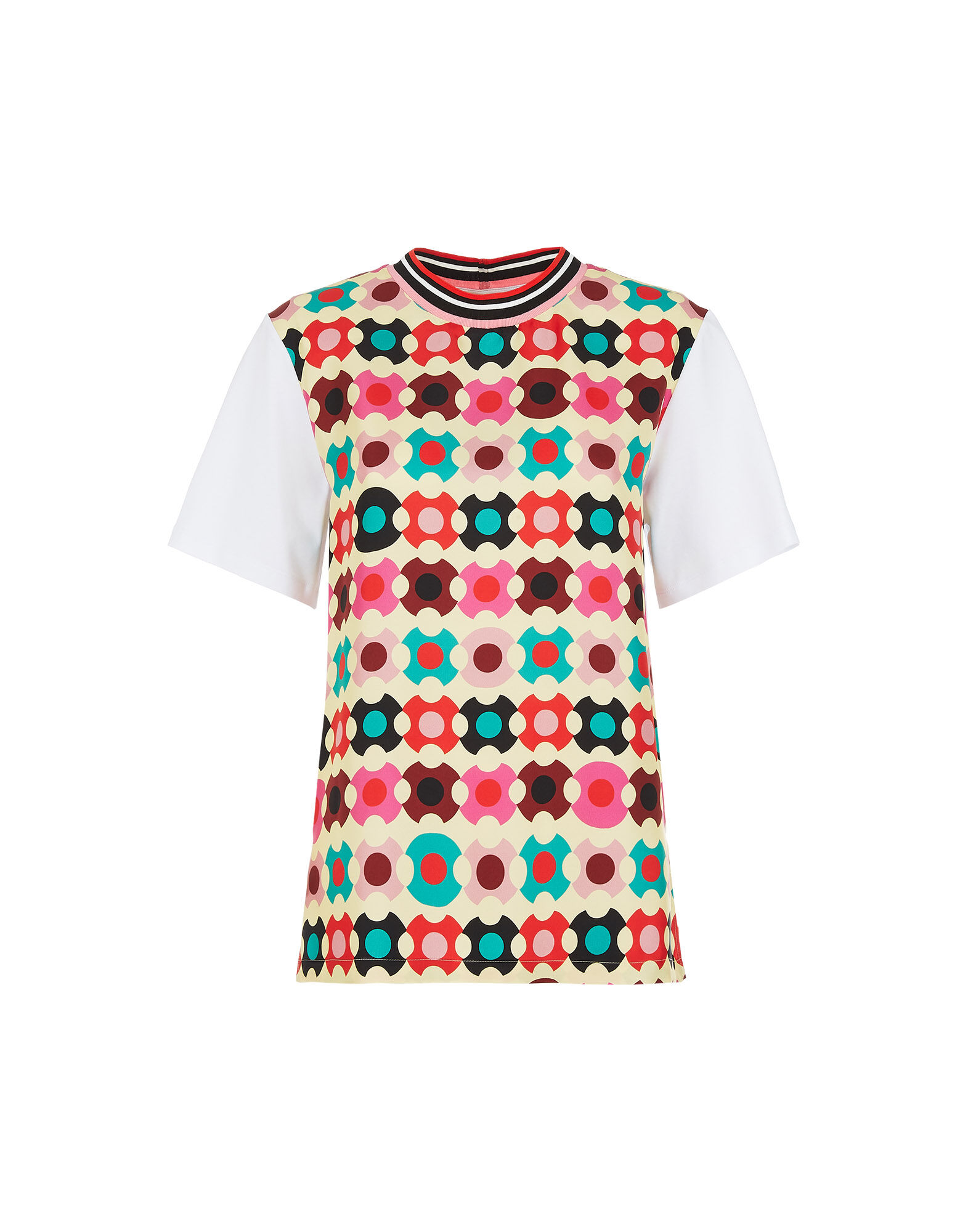 LaDoubleJ Sciura T-Shirt Groovy Dot Giallo TOP0033SIL001GRO0003