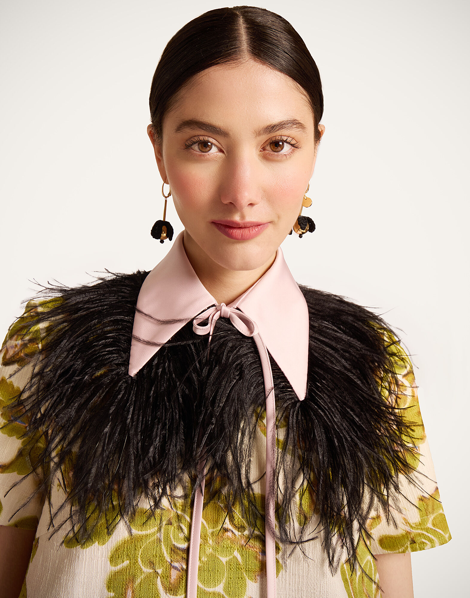 La DoubleJ La Scala Collar Solid Black SCA0101SIL027SOLIDBL01