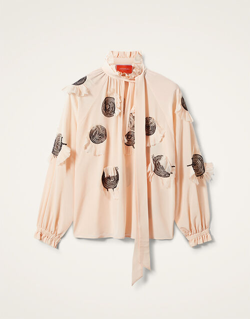 La DoubleJ Cerere Blouse Solid Light Pink SHI0121CRE001SOLIDPI02