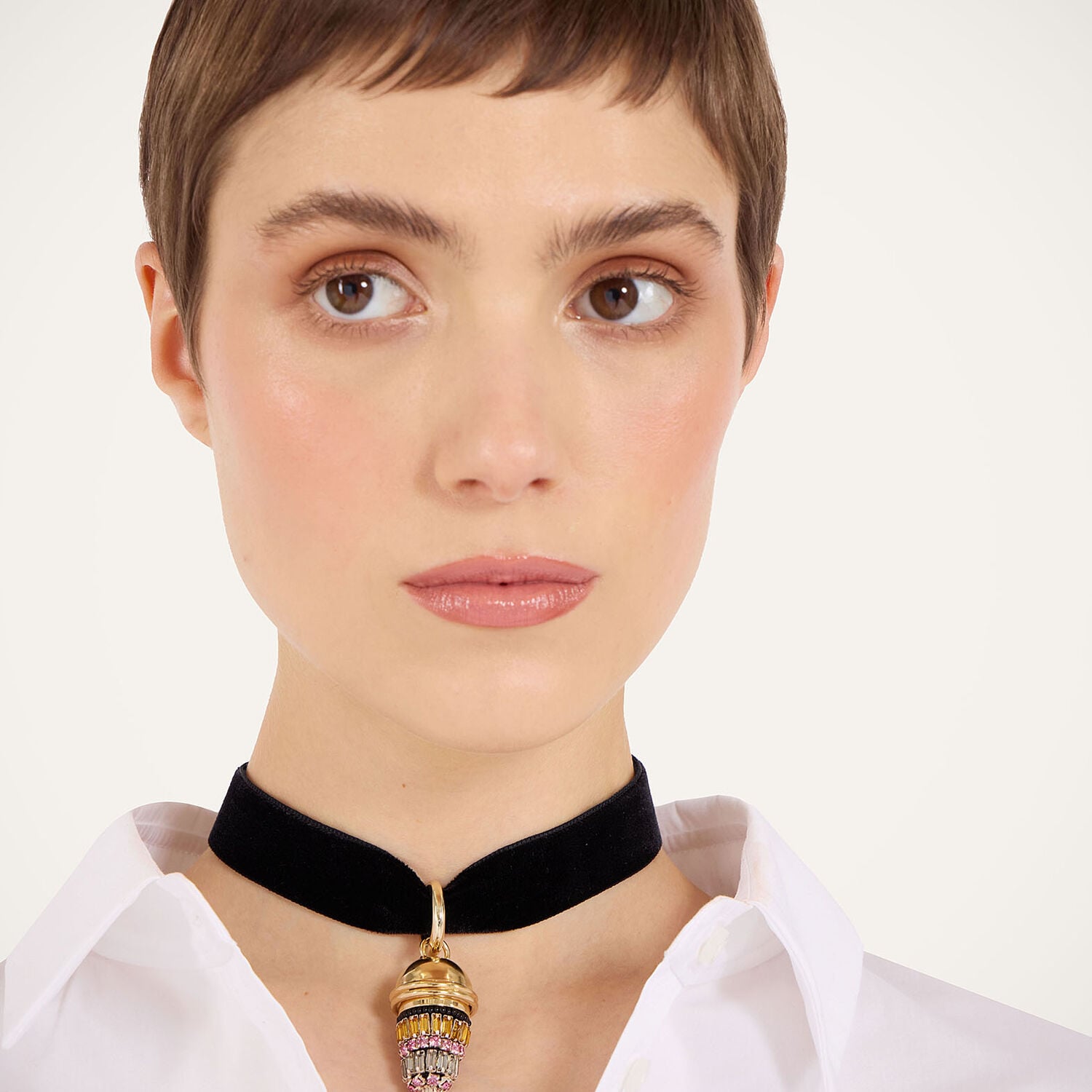 La Double J Lantern Necklace