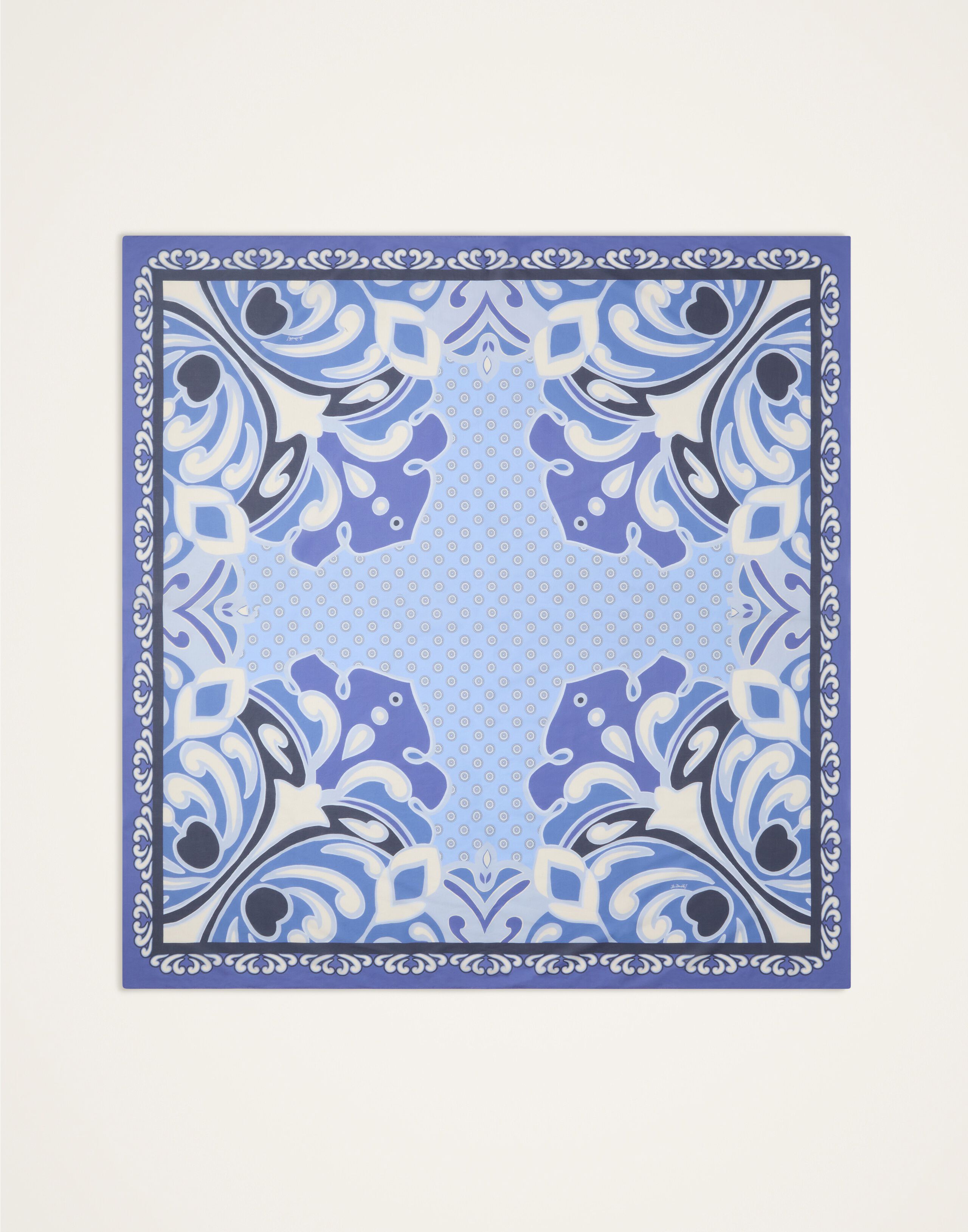 La DoubleJ Pareo Cocoon Plac&eacute;e Blue SCA0051COT003COC02BU03