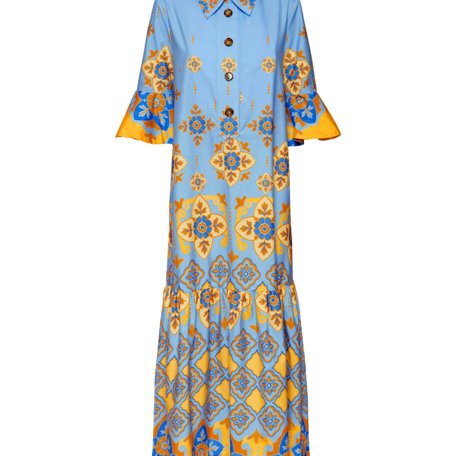 Shop La Doublej Artemis Dress In Partenope Light Blue