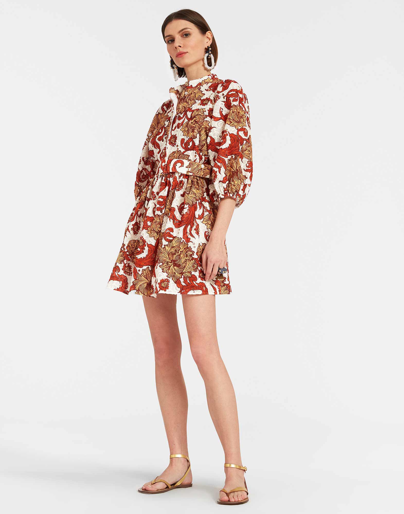 La DoubleJ Mini Portofino Dress Reef White DRE0751EMB031REE01WH01