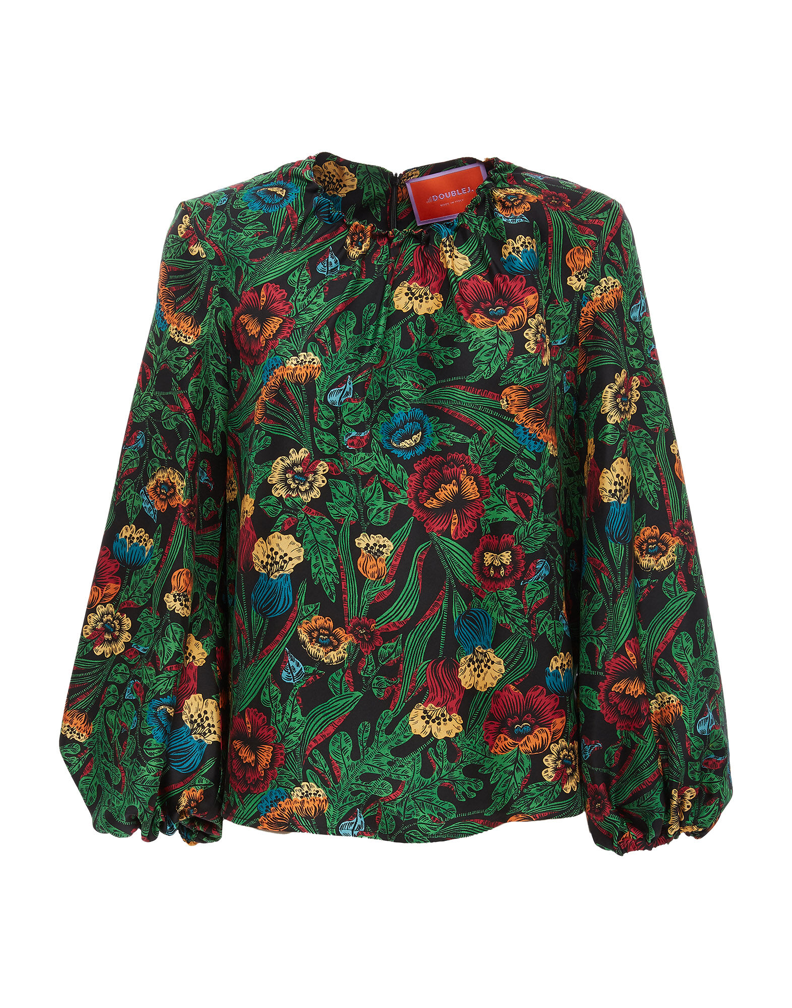 La DoubleJ Charming Top Night Garden TOP0021SIL001GAR0001