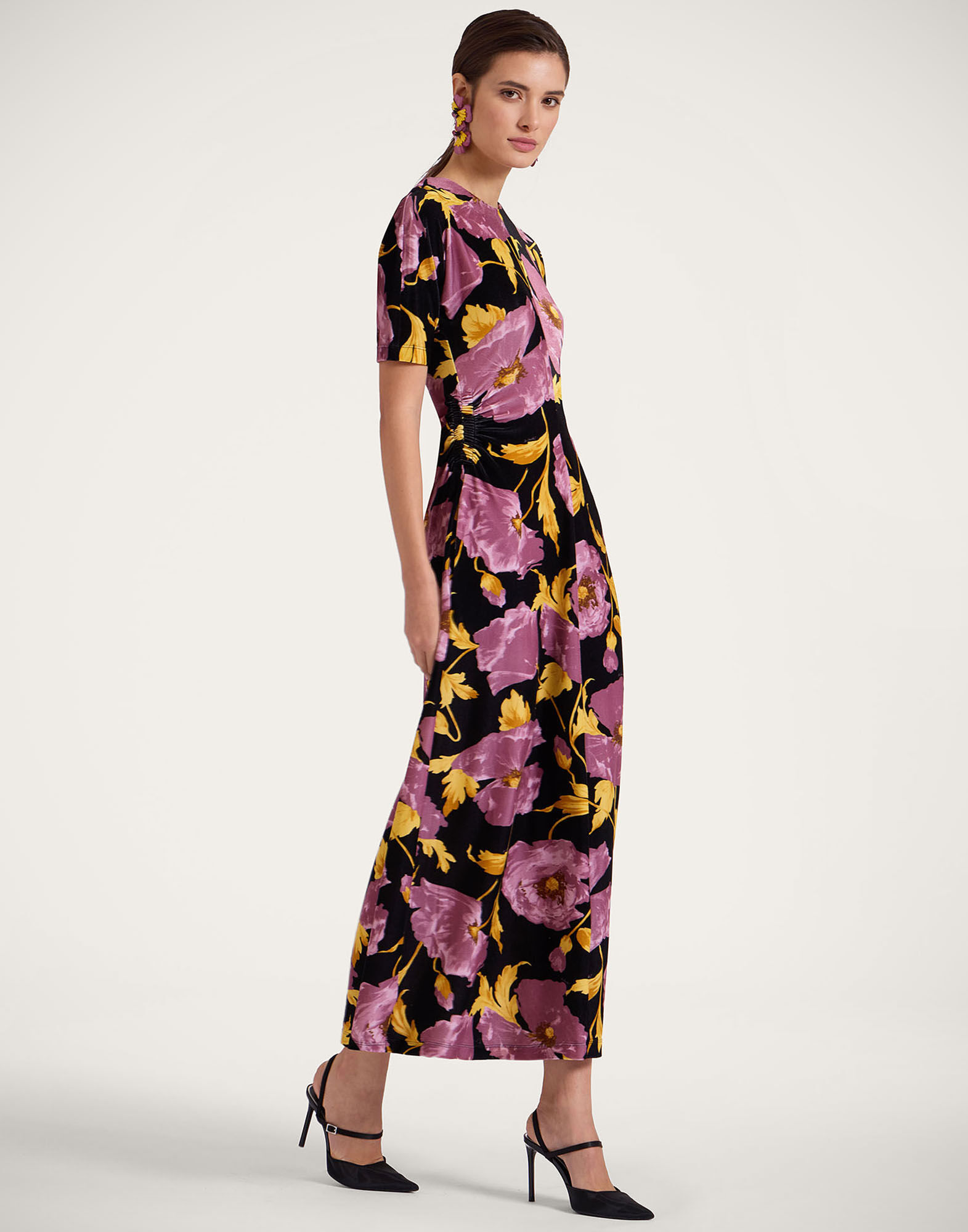 La DoubleJ Angelica Dress Sylph Black DRE0836VEL006SYL01BL01