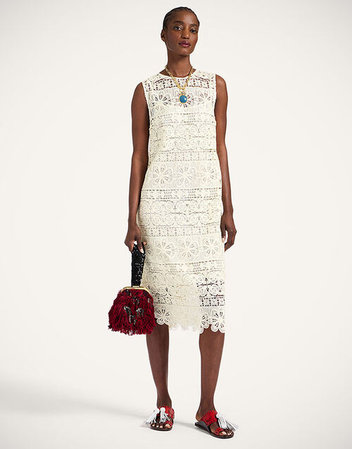 La DoubleJ Column Dress Caper Light Yellow DRE0389EMB104CEP03YE01