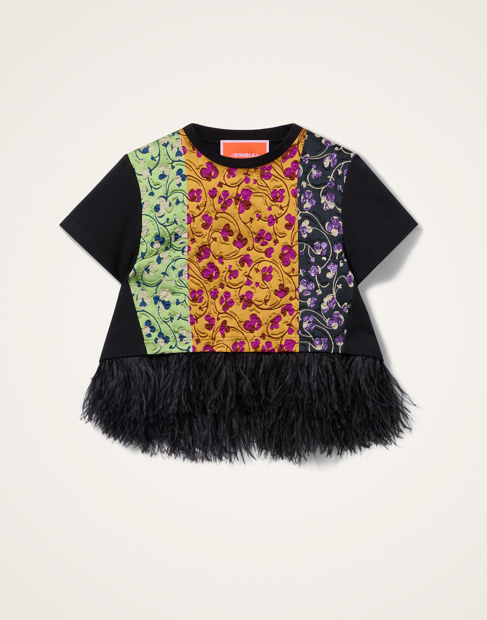 La DoubleJ La Scala Tee Honeysuckle Tricolor Yellow TSH0041JCQ129HNY03YE02