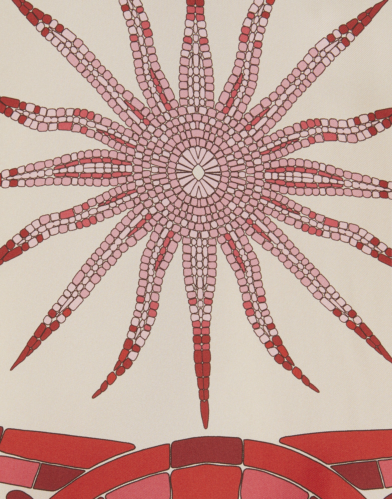 La DoubleJ Foulard Shirt Cobra Plac&eacute;e Red SHI0059SIL006COB01RE01