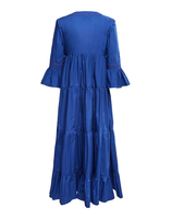 LaDoubleJ Jennifer Jane Dress Solid Blue DRE0114COT001BLU0005