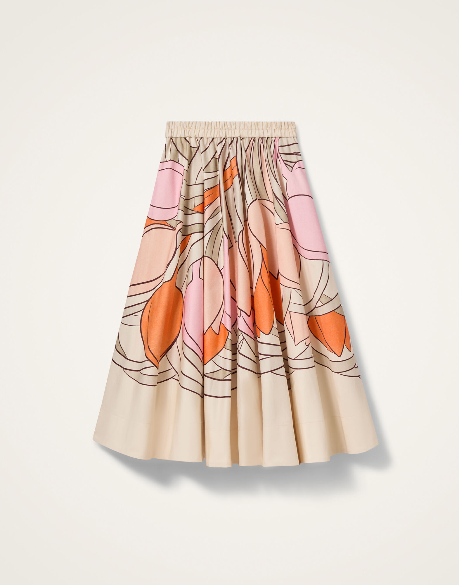 La DoubleJ Ballerina Skirt Tulip Plac&eacute;e Pale Pink SKI0199COT094TUL07PI02