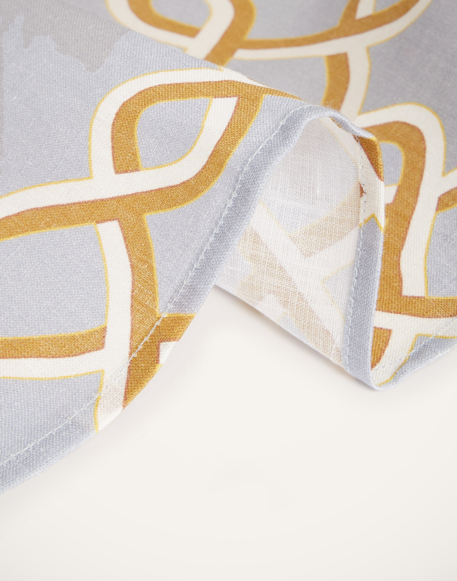 La DoubleJ Large Napkins Set Of 2 Tackle Turquoise NAP0006LIN001TAC01BU08