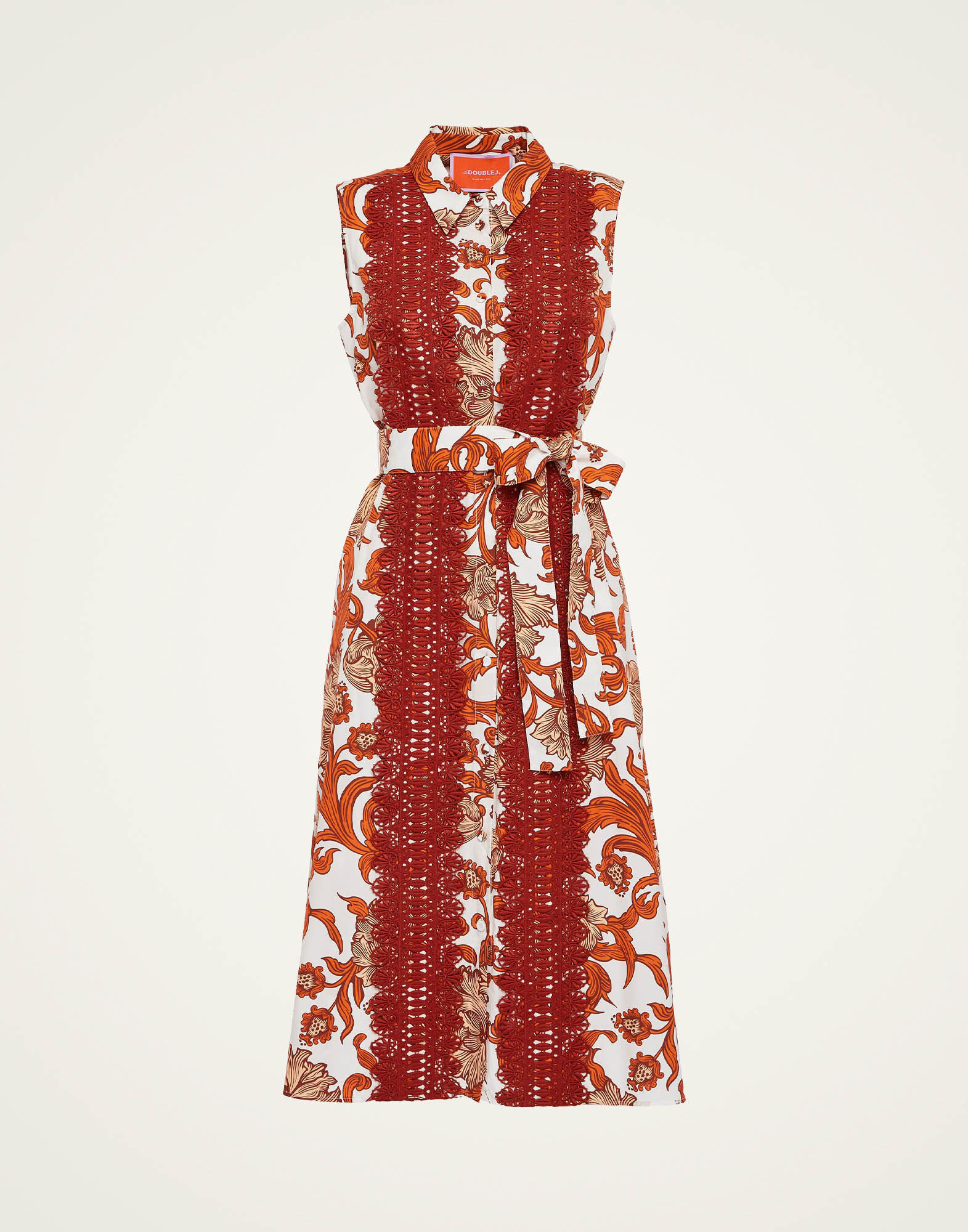 La DoubleJ Tootsie Dress Reef White DRE0735COT039REE01WH01