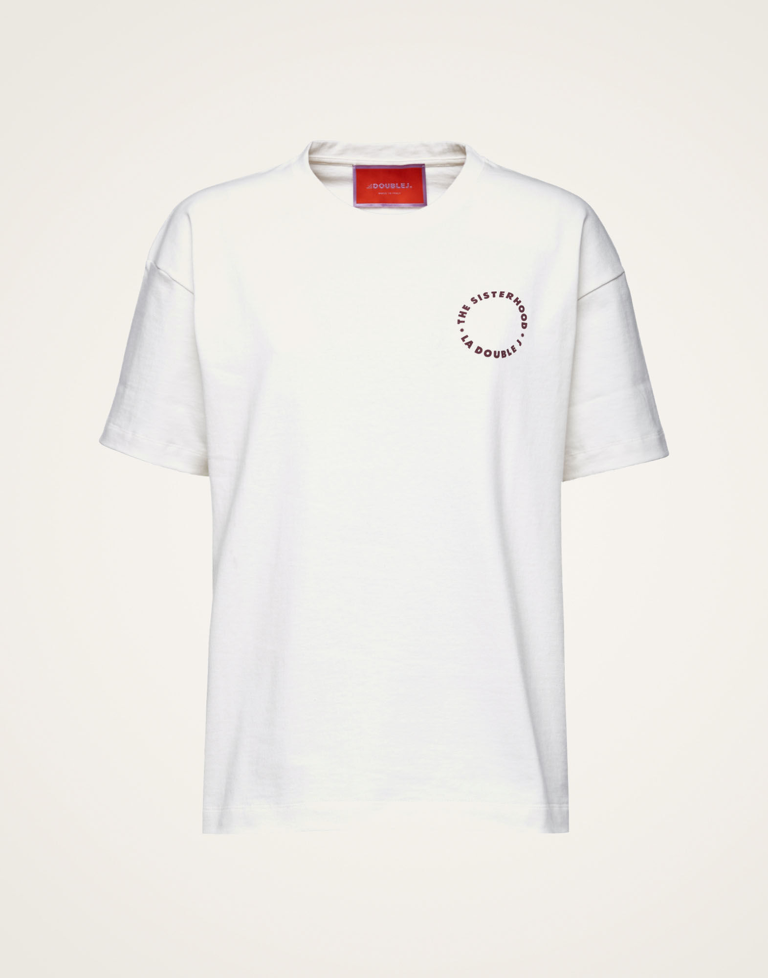 La DoubleJ Sisterhood Tee Solid Print TSH0020JER029SOP0001