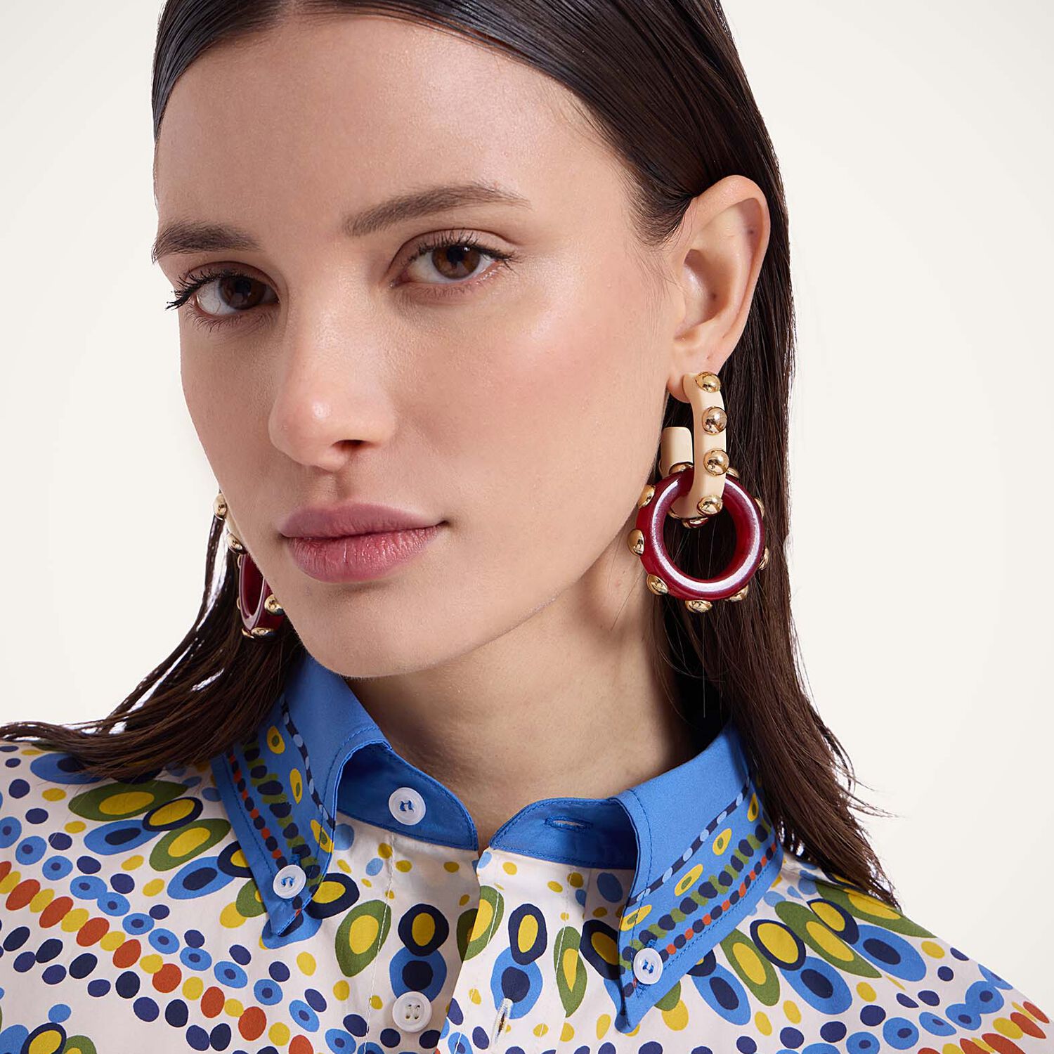 La Double J Double Hoop Earrings