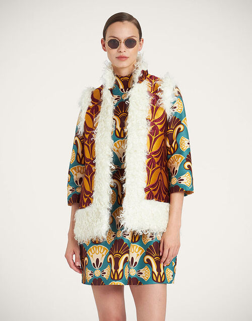 La DoubleJ Sleeveless Folk Jacket Papyrus Gold JAC0046JCQ052PAY02YE05