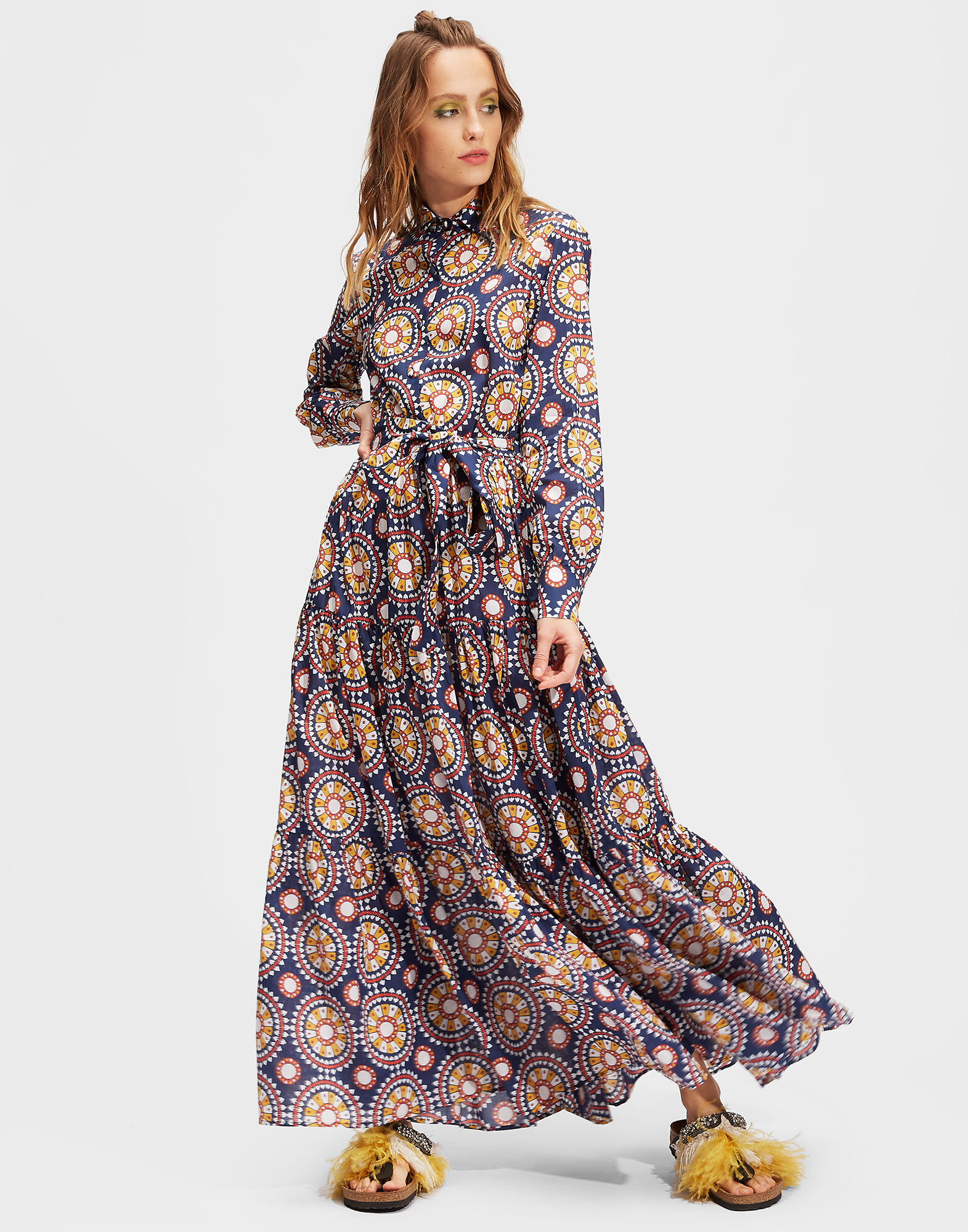 LaDoubleJ Bellini Dress Ruote DRE0016COT003RUO0001