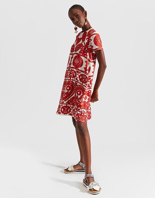 LaDoubleJ Mini Swing Dress Parnaveg Cuore DRE0169SIL006PAC0001