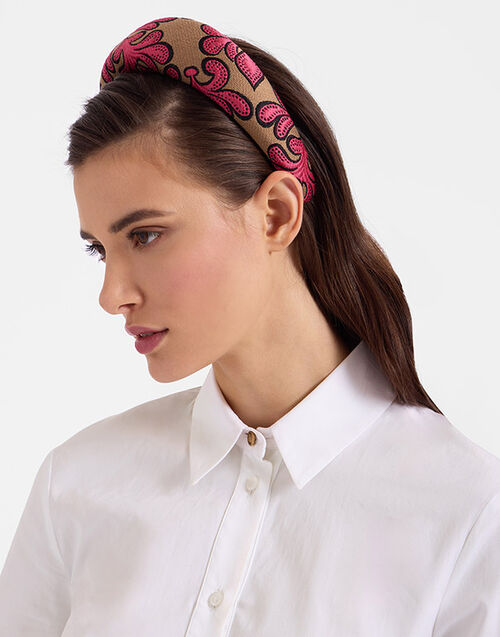 La DoubleJ Medici Headband Herald Fuchsia HEB0017JCQ094HRL01PI03