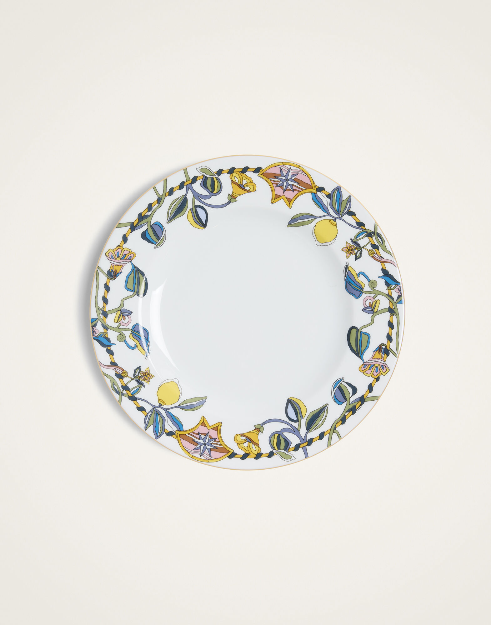 La DoubleJ Dinner Plates Set Of 2 Borboni White DIN0002CER001BRN12WH01