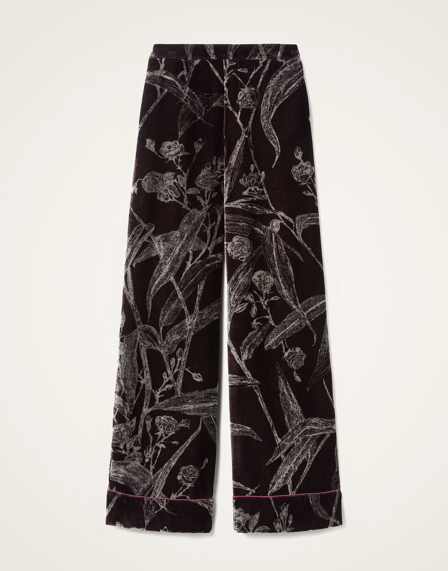 La DoubleJ Pajama Pants Bamboo Burgundy TRO0116DEV004BMB03RE07