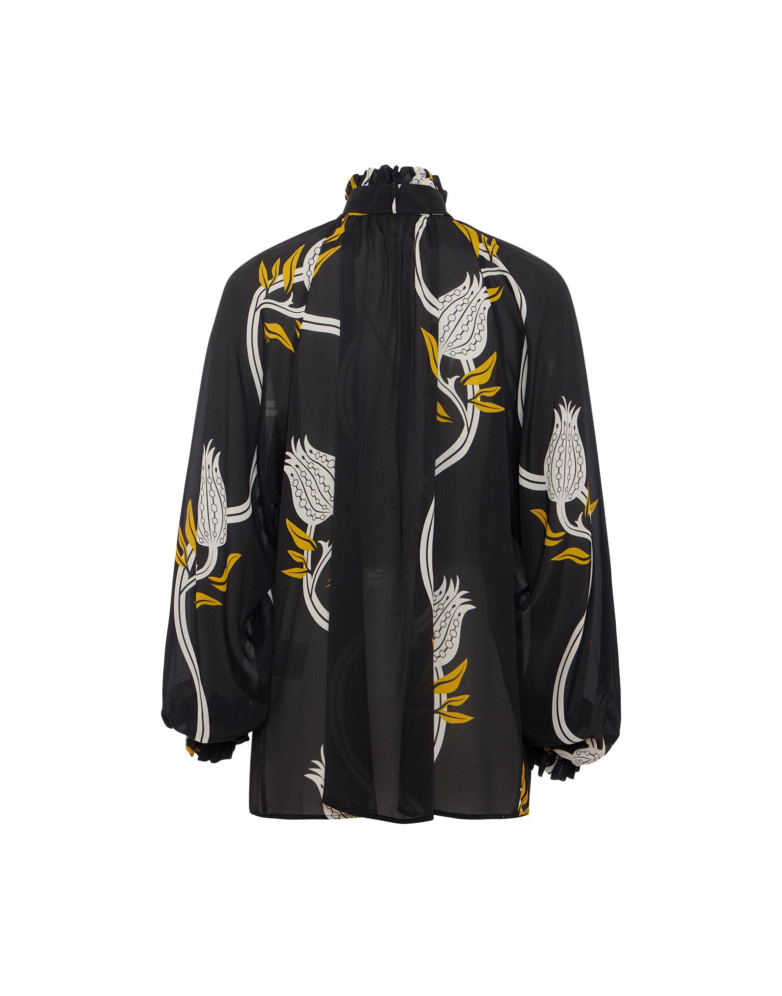 La DoubleJ Cerere Blouse Melograno Black & White SHI0120VIS019MEL01BL03