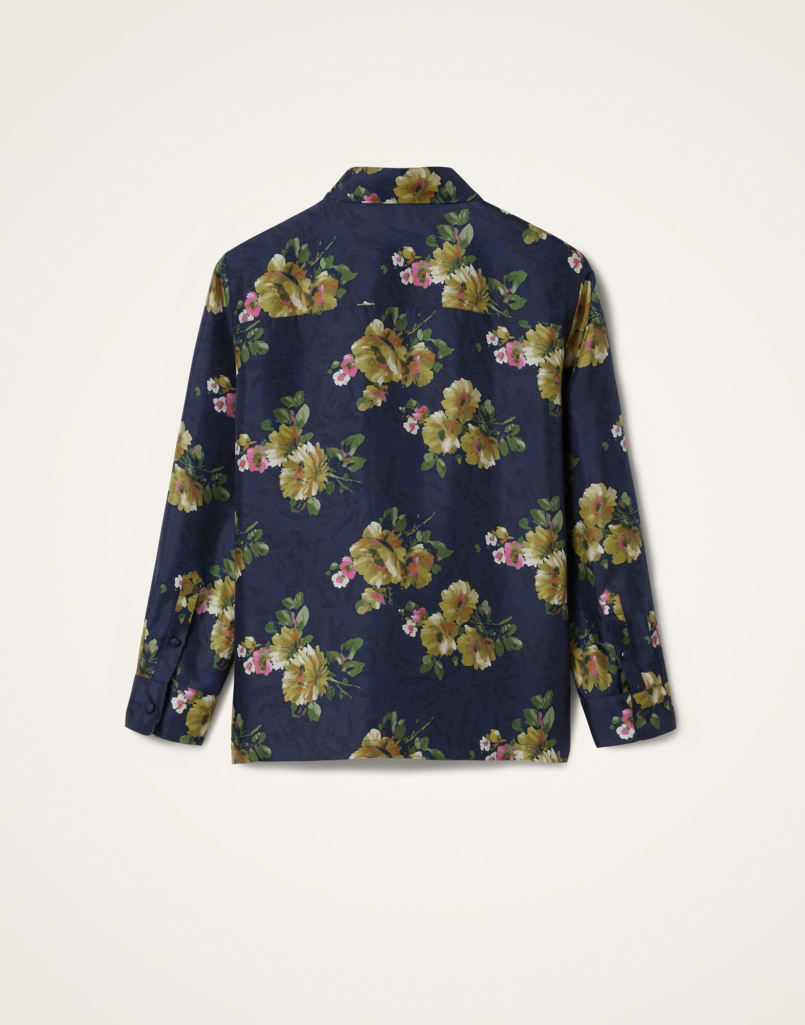 La DoubleJ Boy Shirt Riptide Midnight Blue SHI0001SIL001RIP01BU04