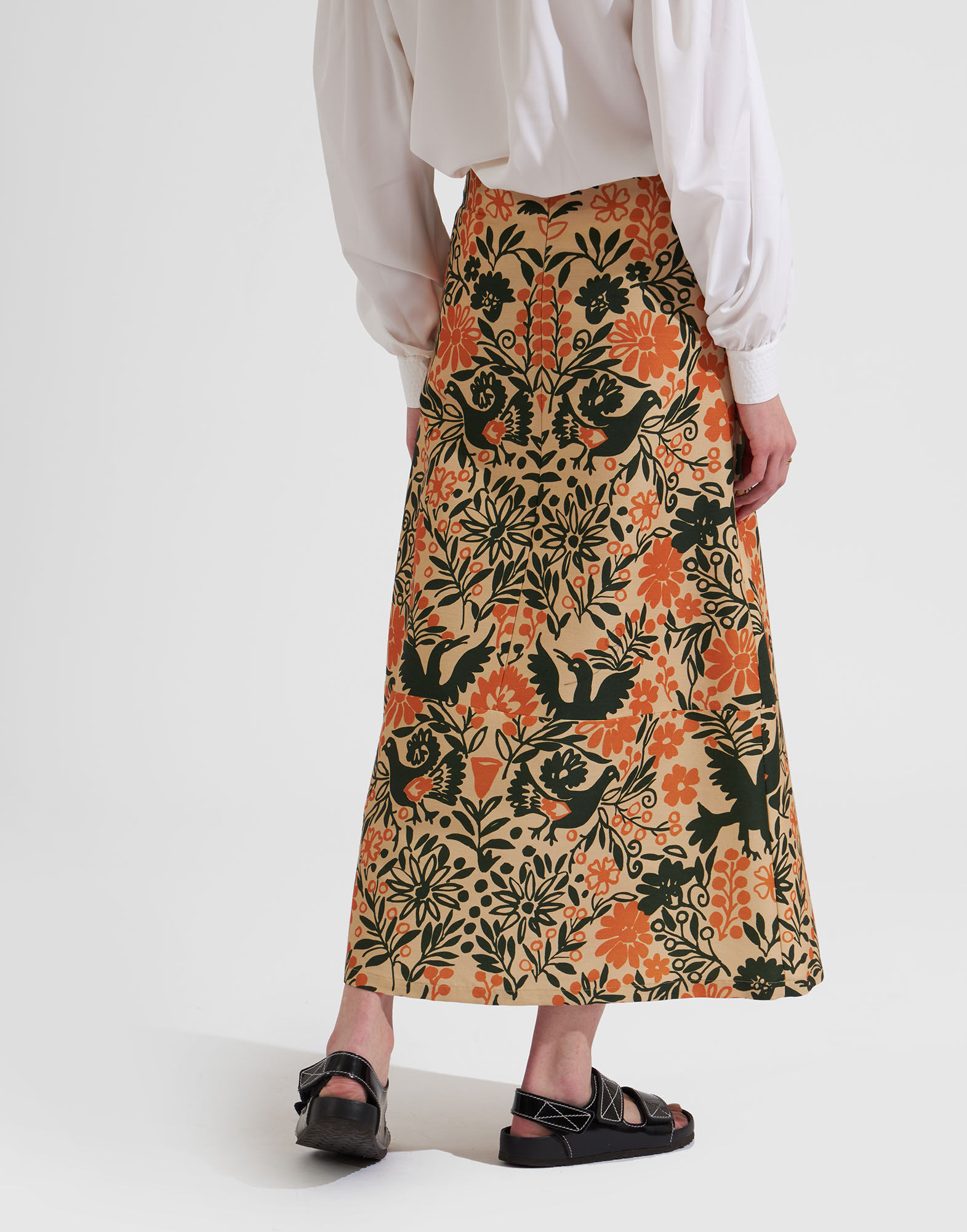 La DoubleJ A-Long Skirt Forest SKI0018CAD001FOR0001