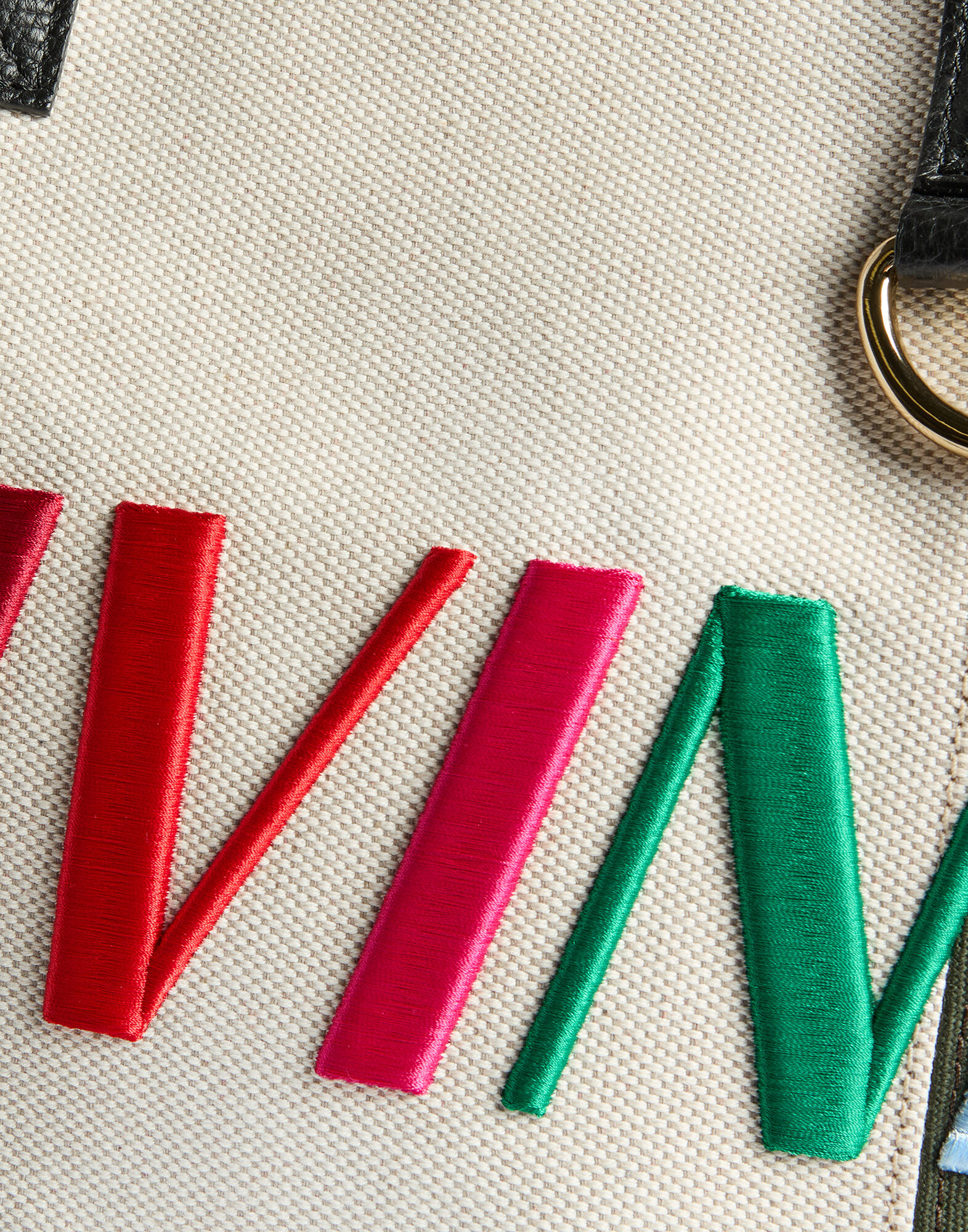 La DoubleJ Divine Tote Bag Solid Dark Green BAG0091COT079SOLIDGR03